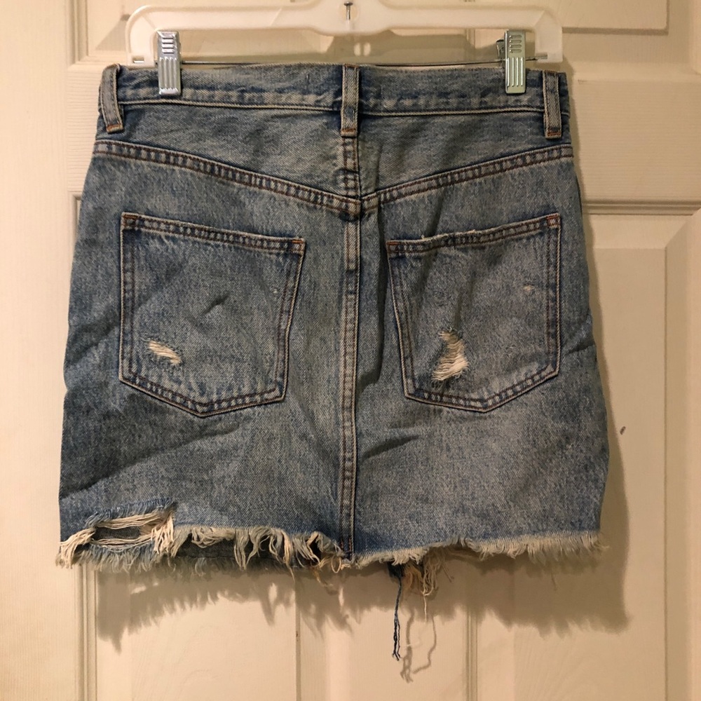 Free people denim skirt - Picture 3 of 3
